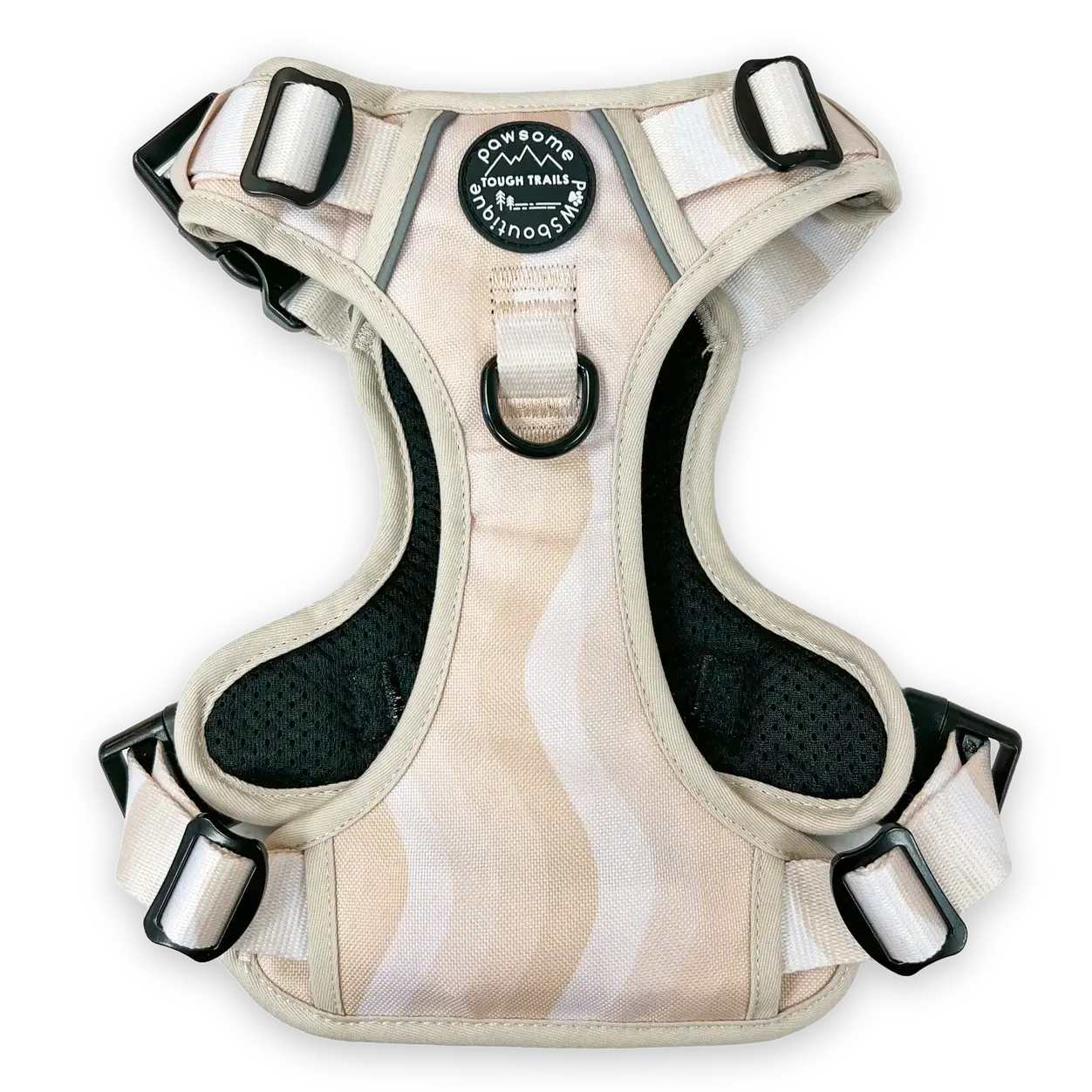 Pawsome Paws Boutique Harness Cappuccino Swirl Large