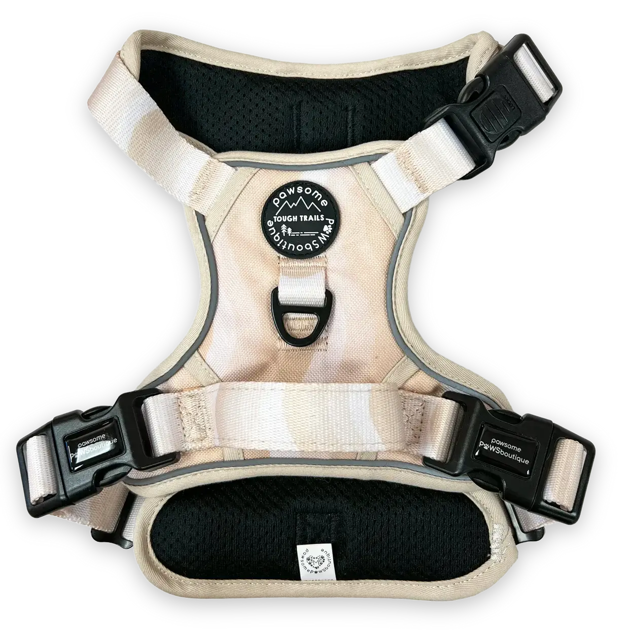 Pawsome Paws Boutique Harness Cappuccino Swirl Large