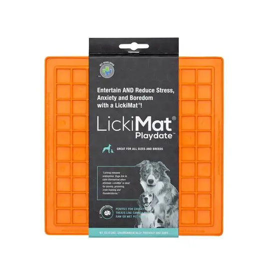 LickiMat Mini Playdate Orange