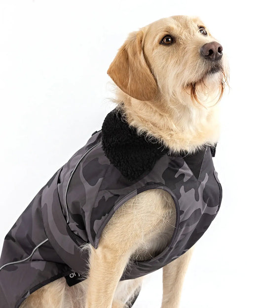 dryrobe Dog Robe Black Camo Black M