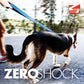 EzyDog Zero Shock™ Dog Lead in blue, providing comfort for dog walks with zero jolt impact technology.