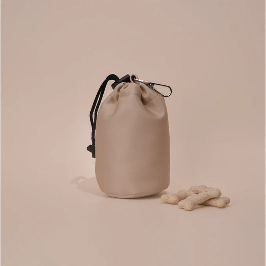 Cocopup Drawstring Treat Pouch Plain Nude
