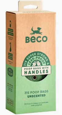 Eco-Friendly Biodegradable Dog Poop Bags with Handles – 315-Pack