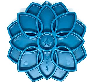 Sodapup Mandala eTray Slowe Feeder Blue