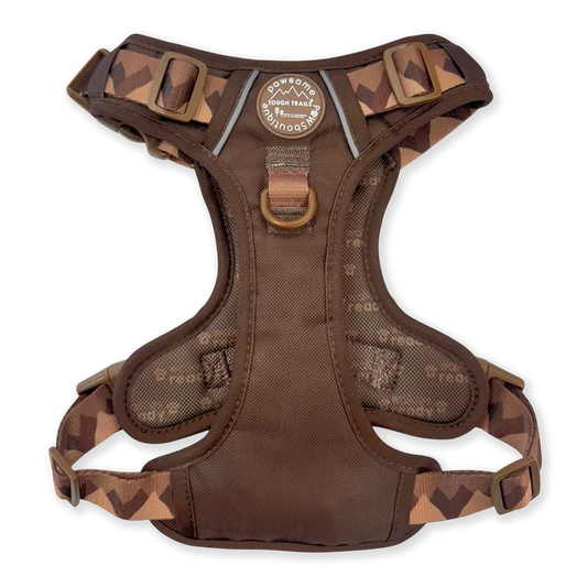 Pawsome Paws Boutiique Chocolate Brown Walkies Ready Dog Harness M