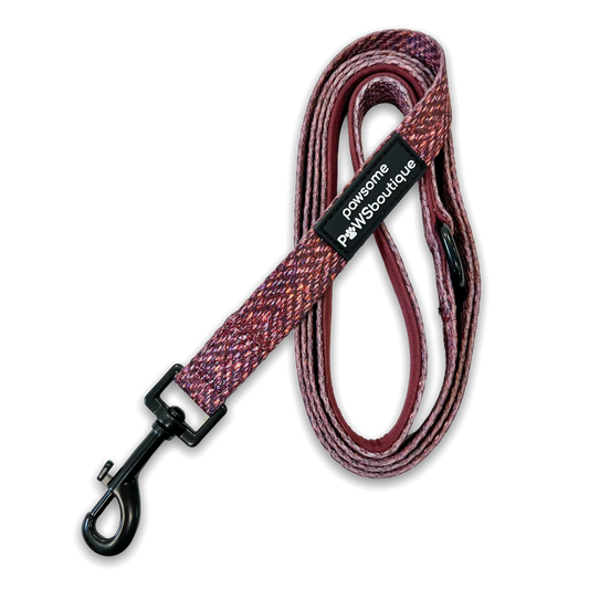 Pawsome Paws Boutique Country Burgundy Lead
