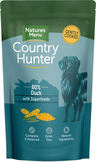 Natures Menu Country Hunter Dog Pouch Duck (6Pk) 150g pouch