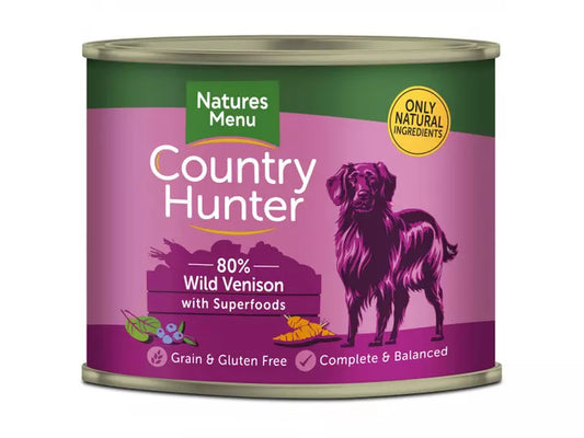 Natures Menu Country Hunter Venison and Blueberry 600g