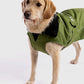 DryRobe Dog Robe Dog Coat Dark Green Black XL