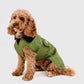 DryRobe Dog Robe Dog Coat Dark Green Black XL