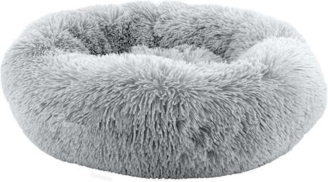 Ancol Super Plush Giant Donut Dog Bed – Graphite Grey 130 cm
