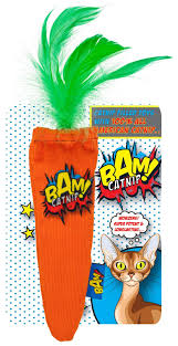 BAM Catnip Carrot Cat Toy