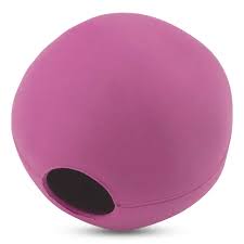Beco Natural Rubber Treat Ball - Medium Pink