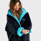 dryrobe Advance Long Sleeve Black Blue small