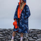 dryrobe Advanced  Long Sleeve Blue Camo Orange Small