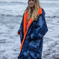 dryRobe Advance Long Sleeve Blue Camo Orange Large