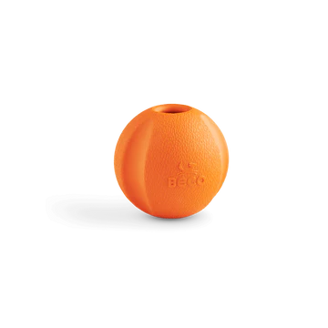 Beco Natural Rubber Fetch Ball Medium Orange