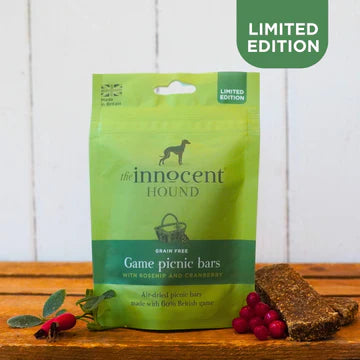 Innocent Hound Game Picnic Bars. Limited Edition