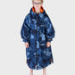 Dryrobe Advance Kids Blue Camo Orange Age 10-13