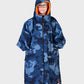 Dryrobe Advance Kids Blue Camo Orange Age 10-13