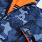 Dryrobe Advance Kids Blue Camo Orange Age 10-13