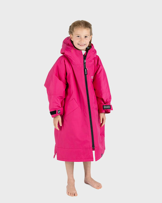 Dryrobe Advance Kids Long Sleeve Pink Age 10-13