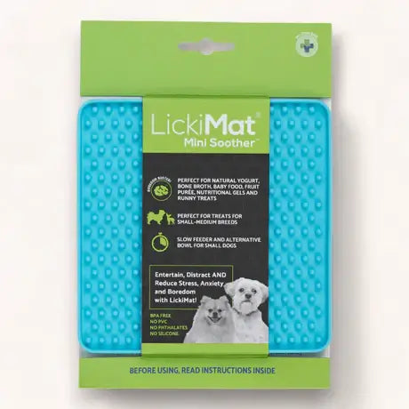 LickiMat Mini Soother Light Blue