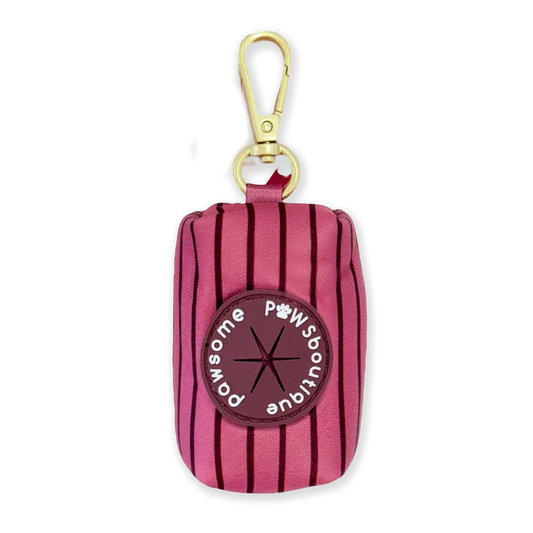 Pawsome Paws Boutique Country Burgundy Poo Bag Holder