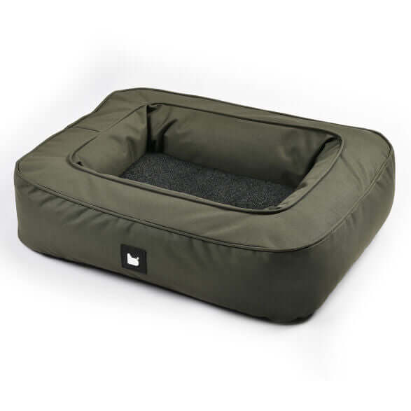 B-DOG MINI FOREST GREEN DOG BED