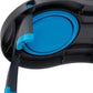 Dexas Double Elevated Feeder Large Pro Blue Raised Dog Bowl