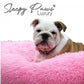 Ancol Super Plush Donut Cat Dog Bed Pink 50cm