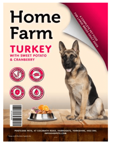 Home Farm Turkey, Sweet Potato & Cranberry 12kg Large Breed
