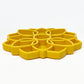 Sodapup Mandala Yellow eTray Slow Feeder Tray Made in USA from Non-Toxic, Pet-Safe, Food Safe Material for Mental Stimulation, Calming, Avoiding Overfeeding, Slow Eating, Healthy Digestion