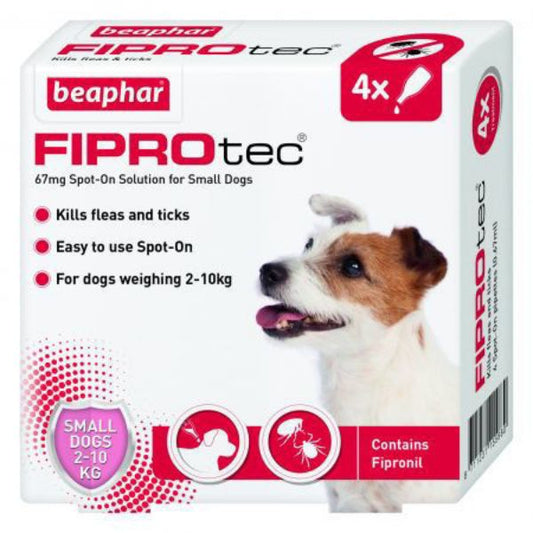 Beaphar Fiprotec Spot On Small Dog (4 Pipettes)