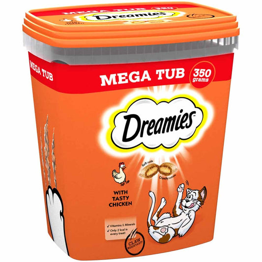 Dreamies Treats with Chicken 350g Mega Tub