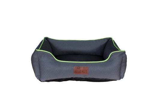 Beddies W/P Lounger (S) Charcoal & Lime
