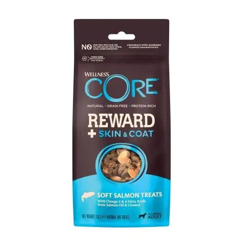 Wellness Core Reward + Treats Skin & Coat Salmon 170g