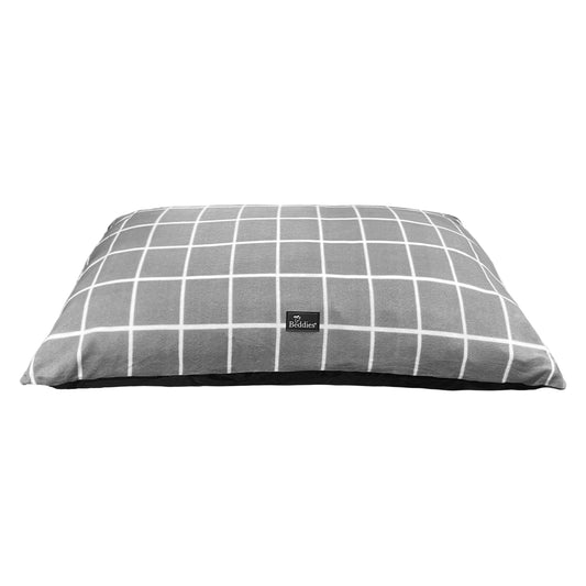 Beddies Plush Cushion (L) Grey Square