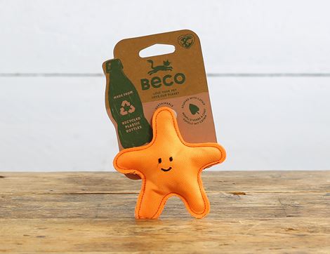 Beco Catnip Toy - Starfish Orange - Cat Toy