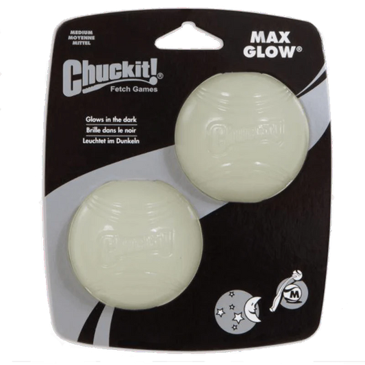 Chuckit! Max Glow Balls Medium (2 Pack)