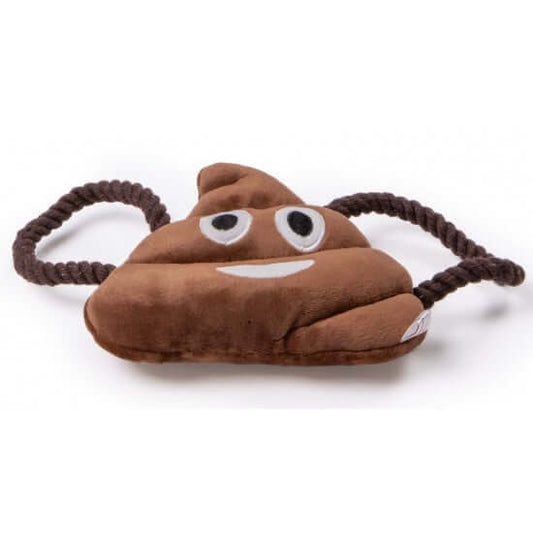 Plush Poo Emoji 7` Dog Toy