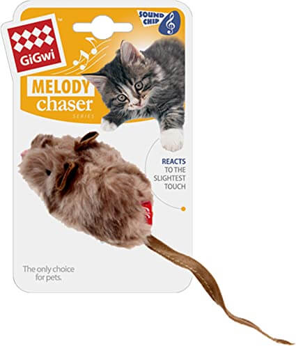 GiGwi Mouse Motion Activated Melody Chaser Cat Toy