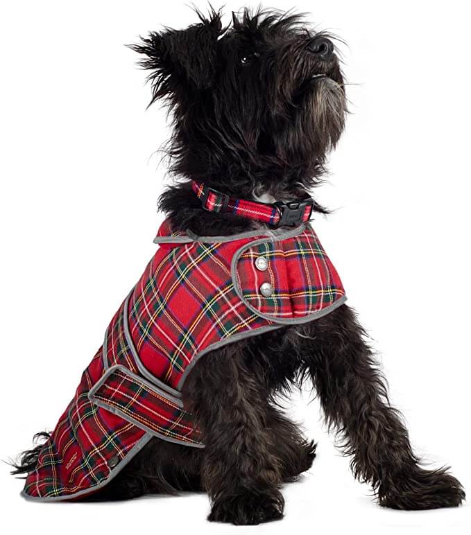 Ancol  Highland Tartan Dog Coat Red Small