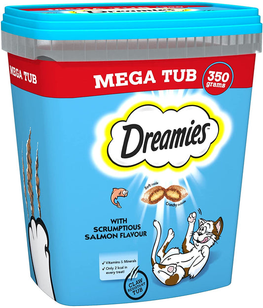 Dreamies Treats with Salmon 350g Mega Tub