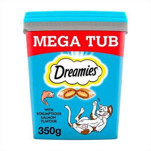 Dreamies Treats with Salmon 350g Mega Tub