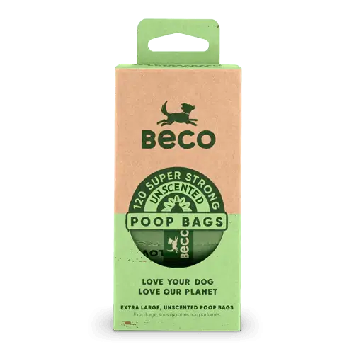 Beco 120 Extra Large Unscented Poop Bags on Rolls (8x15)