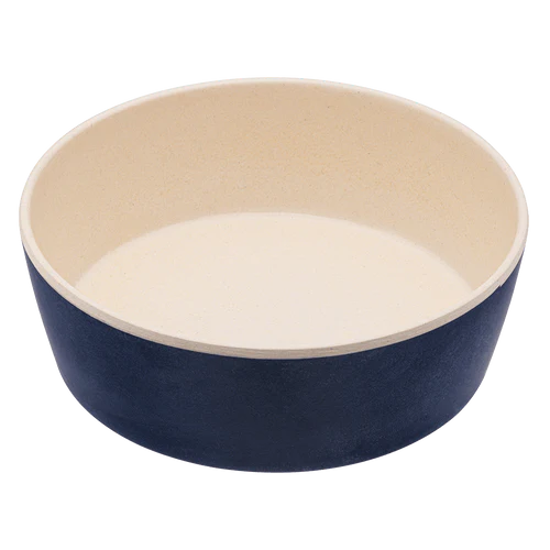 Beco Printed Bamboo Bowl - Large Midnight Blue