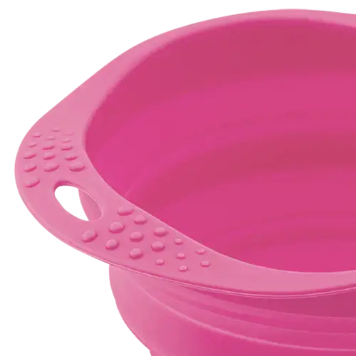 Beco Collapsible Travel Bowl - Medium Pink