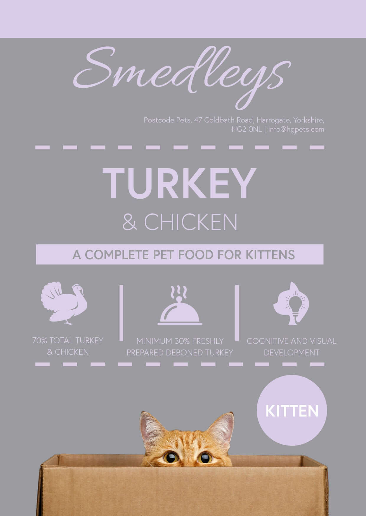 Smedleys Turkey & Chicken Kitten 1.5kg