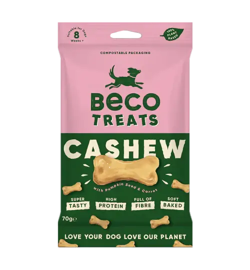 Beco Cashew Treats with Pumpkin Seed & Carrot 1 x 70g